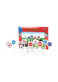 Resim Güçlü 3457-167 Eğitici Trafik Işaretleri Yap Boz Seti 