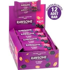 Resim Ketojenik Berry Protein Bar 40g x 12 Adet 
