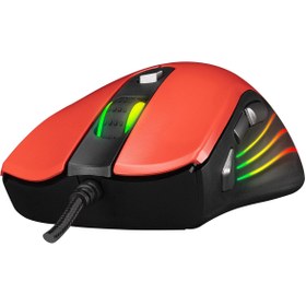 Resim Rampage SMX-R33 Lımbo Makrolu Siyah/Kırmızı 6400DPI Rgb Ledli Gaming Oyuncu Mouse 