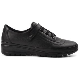 Resim Voyager 7666 Siyah Kadın Hakiki Deri Günlük Ayakkabı 001 