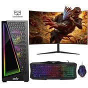 Resim Izoly ST998670 i5-4570 16 GB 256 GB SSD GTX1660S 6 GB 24" Free Dos Masaüstü Oyuncu Bilgisayarı 