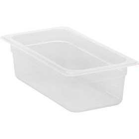 Resim Polipropilen GN Küvet 1/3 - Yarı Saydam - Yükseklik: 100 mm | CAMBRO - (6 adet) 