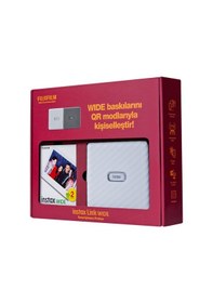 Resim Fujifilm Instax Link Wide Akıllı Telefon Yazıcısı Beyaz 