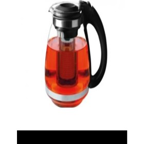 Resim MiraLive Çelik Süzgeçli Cam Çaycı Servis Demlik 1500 Ml. -7488 
