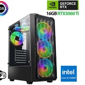 Resim Xaser Thunder X720 003002 i5 14400f 16 GB 1 TB SSD 16 GB RTX5060 Ti Free Dos Masaüstü Oyuncu Bilgisayarı 