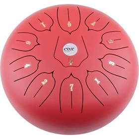 Resim Cox Steel Tongue Drum (Kırmızı) 