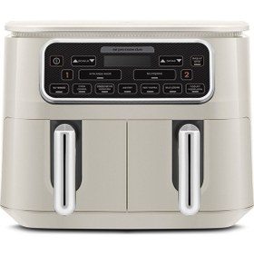 Resim Karaca Air Pro Cook Duo Ev Yemeği Xxxl 8 Kişilik Airfryer 4 + 4 L 