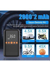 Resim Mts Şarjlı Lastik Şişirme Cihazı Lastik Pompası Czk-5621 