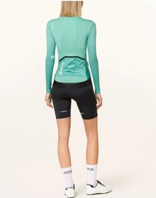 Resim Cafe Du Cycliste Radtrikot Roxane, Performans Kadın Bisiklet Forması Turkuaz 