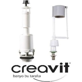 Resim Creavit Tek Basmalı Durdurmalı Klozet İç Takım it1022 