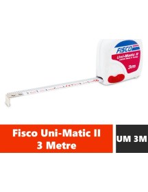 Resim Fisco Uni-Matic II | 3 Metre Çelik Kısa Şerit Metre | UM 3M 
