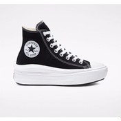 Resim Converse Ctas Move Hi Kadın Günlük Ayakkabı 568497C Siyah-Siyah-36 