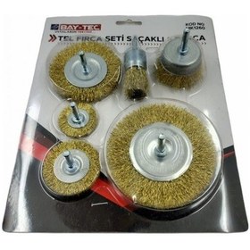 Resim Bay-Tec Saçaklı Tel Fırça Seti 6Li / Mk1260 