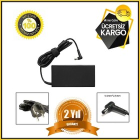 Resim Asus Uyumlu Rog N550Jk G550Jk 19.5V 6.15A 5.5x2.5 MM Adaptör Şarj Aleti 