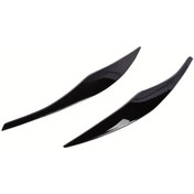 Resim Dashanshop Bmw 3 Serisi E90 E91 2005-2012 Ön Far Kapak Garnitür Şerit Siyah 