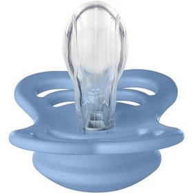 Resim Bibs Supreme Silikon Emzik - Sky Blue 0-6 Ay 