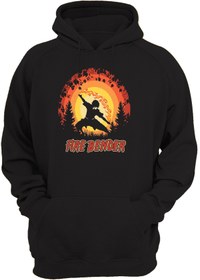 Resim remonz Avatar Ateş Bükücü Ön Baskılı, %100 Pamuk, 3 Ipl. Şardonlu, Içi Polar, Çok Kalın Hoodie 