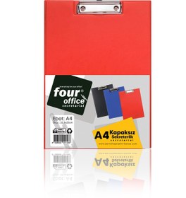 Resim Four Office A4 Kapaksız Kırmızı Sekreterlik 