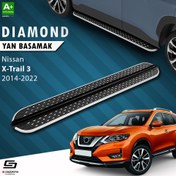Resim S-Dizayn Nissan X-Trail T32 Diamond Krom Yan Basamak 183 Cm 2014-2022 