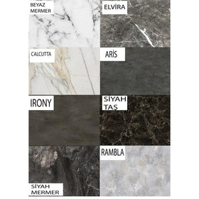 Resim Sweethomemasasandaly Milano Mdf Aris Masa +4 Adet Gala Sandalye Takım 