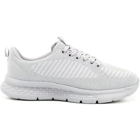 Resim Gönderi R Buz Triko Bağcıklı Comfort Dolgu Taban Sneaker Buz Gri 