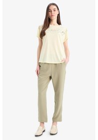 Resim DeFacto Straight Fit Cepli Basic Düz Aerobin Pantolon E6769AX25SPKH461 
