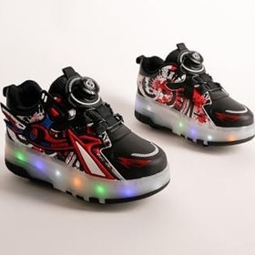 Resim Muggo PATO Çocuk Işıklı Patenli Tekerlekli Sneaker Spor Ayakkabı 