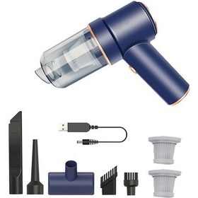 Resim El Akülü Elektrikli Süpürge, Usb 42000 Rpm Taşınabilir Basınçlı Hava Toz Üfleyici, Şarj Edilebilir Mini Araba Elektrikli Süpürge Bwzn2r 