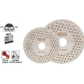 Resim Elektrolize Elmas Kesici Flanşlı Disk - 180 mm 