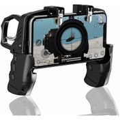 Resim Metal Pubg Denetleyici Joystick Pubg Mobile Tetik Gamepad Iphone Uyumlu Android Telefon İçin Pubg/call Of Duty İçin Çekim Oyunu 