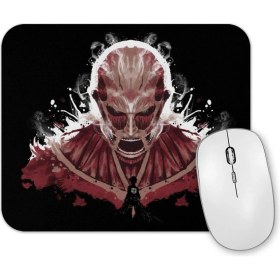 Resim Baskı Dükkanı Attack On Titan Ink On Titan Mouse Pad 