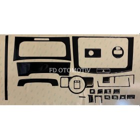 Resim Volkswagen Passat B7 / CC Konsol PianoBlack Parlak Siyah Kaplama 