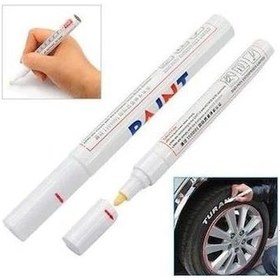 Resim Lastik Yazı Kalemi Pvc Boya Beyaz - Su Geçirmez Taze Ürün 