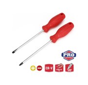 Resim Workpro Wp200500 2 Parça Yıldız/düz Cr-v Manyetik Profesyonel Tornavida Seti 