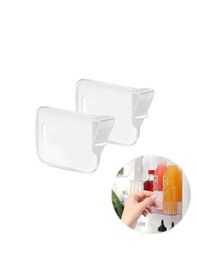 Resim Microcase Sert Plastik Buzdolabı Bölüm Düzenleyici Ayracı Buzdolabı Organizatörü-al5272 2 Adet Beyaz 