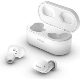 Resim Soundform True Kablosuz Kulak Içi Kulaklık (Iphone, Samsung, Google Için Dokunmatik Kontrol, Taşınabilir Şarj Kutulu, 24 Saat Çalma, Gürültü Yalıtımı, Tere Dayanıklı, Bluetooth Kulaklık, Beyaz) 