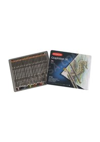 Resim Derwent Graphitint Suda Çözünebilen Renkli Çizim Kalem Seti Tenek N11.109 