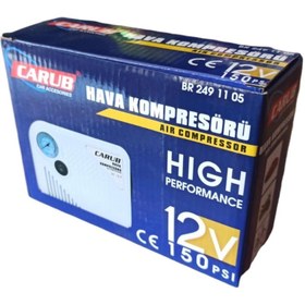 Resim APOLLO MOTO&BİKE Carub Hava Kompresörü 150 Psı Plastik Mini 