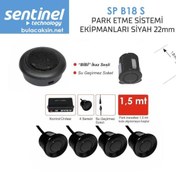Resim Sentinel Park Sensörü Ses İkazlı 18mm Siyah 