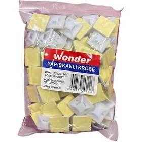 Resim Ennalbur Wonder 25x25 Yapışkan Kroşe 100 Adet 