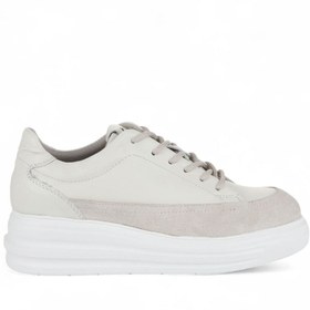 Resim Bueno Shoes Bej Deri-süet Kadın Spor Ayakkabı 16wa8196 