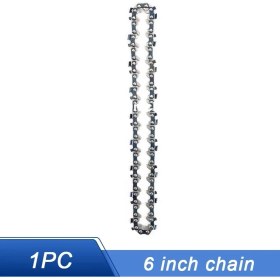 Resim Mingjin Shop 1 6 Inç Zincir Tarzı Elektrikli Zincirli Testere Testere Beyaz Kılavuz Plaka Bar Ahşap Dal Kesme Keskin Zincirler Ağaç Işleme Erik Testere Bahçe Aracı Inç (Yurt Dışından) 