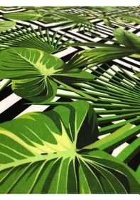 Resim Enesar Home Botanik Desen Dijital Baski Döşemelik Kumaş 100 x 140 cm 