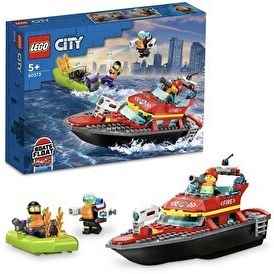 Resim LEGO City İtfaiye Kurtarma Teknesi 60373 