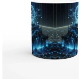 Resim Kova Burcu Baskılı Kahve Kupası - Burçlar Krallığı Şatosu Vs3 