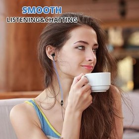 Resim KINDEN Hava Tüpü Kulakiçi Kulaklık Binaural Kulaklıklar Telefon, Ped, Pod, HTC, Sony, Mp3 Çalarlar için Mikrofon Gürültü Önleyici 