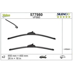 Resim Silecek Süpürgesi Ön Muz Tipi Silencio Sesizlik Peugeot 206 T1 