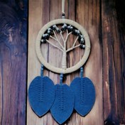 Resim Rüya Kovan Hayat Ağacı Dream Catcher Mavi 