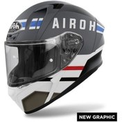 Resim Airoh Valor Craft Kapalı Motosiklet Kaskı Mat Gri 