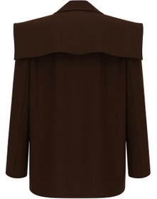 Resim Omu Kahverengi Blazer - S 